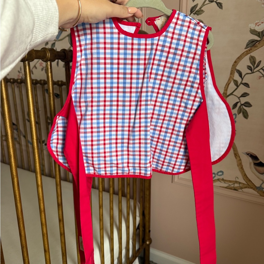 The Beaufort Bonnet Company Red and Blue Talbot Tie Side